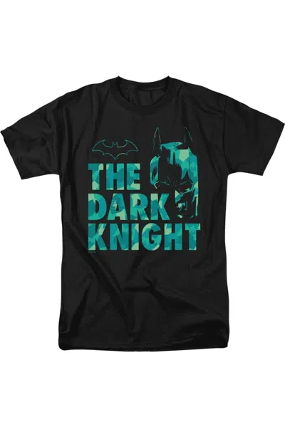 Gildan Batman Cutting Pattern Short Sleeve Adult Tee / T-shirt In Black