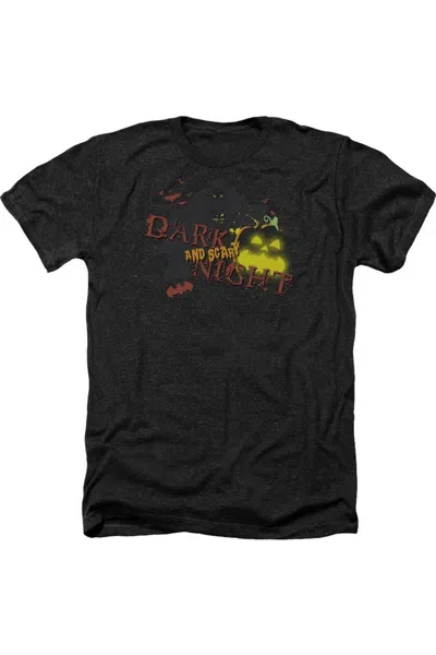Gildan Batman Dark And Scary Night Adult Heather Tee / T-shirt In Black
