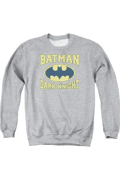 Gildan Batman Dark Knight Jersey Adult Crewneck Sweatshirt In Multi