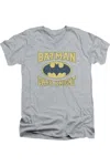 Gildan Batman Dark Knight Jersey Short Sleeve Adult V Neck Tee / T-shirt In Multi