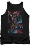 Gildan Batman Dark Knight Panels Adult Tank Top In Black