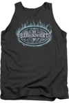 Gildan Batman Dark Knight Steel Shield Adult Tank Top In Pink
