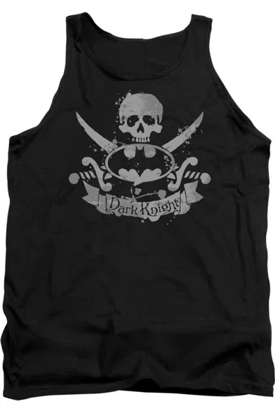 Gildan Batman Dark Pirate Adult Tank Top In Black