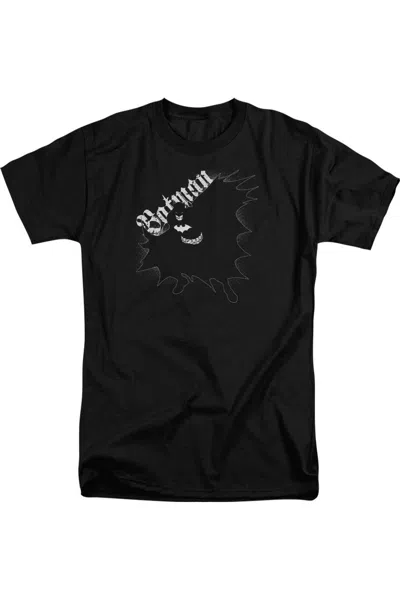 Gildan Batman Darkness Short Sleeve Adult Tall Tee / T-shirt In Black