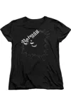 Gildan Batman Darkness Short Sleeve Womens Tee / T-shirt In Black