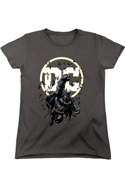 Gildan Batman Dc Comics Short Sleeve Women´s Tee / T-shirt In Pink