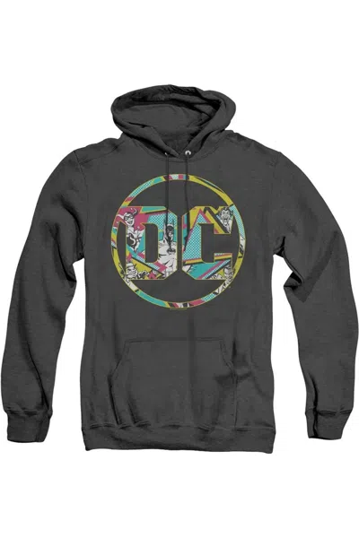 Gildan Batman Dc Logo Adult Heather Hoodie In Black