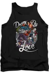Gildan Batman Death By Love Adult Tank Top In Black