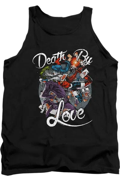 Gildan Batman Death By Love Adult Tank Top In Black