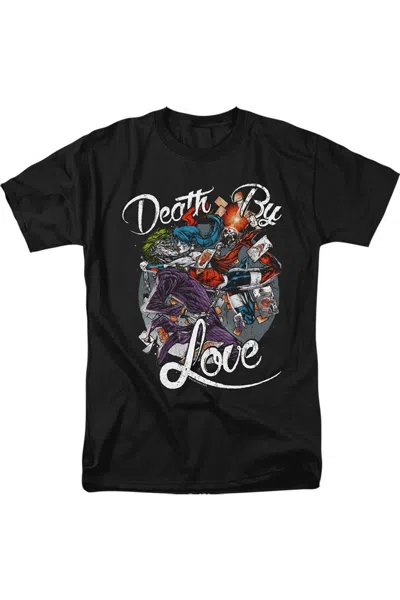 Gildan Batman Death By Love Short Sleeve Adult Tee / T-shirt In Black