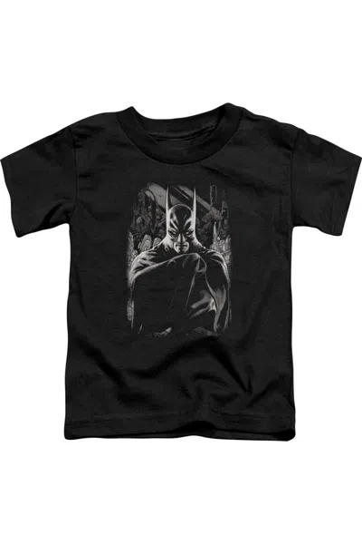 Gildan Kids' Batman Detective 821 Cover Short Sleeve Youth Tee / T-shirt In Black