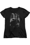 Gildan Batman Detective 821 Cover Short Sleeve Womens Tee / T-shirt In Black