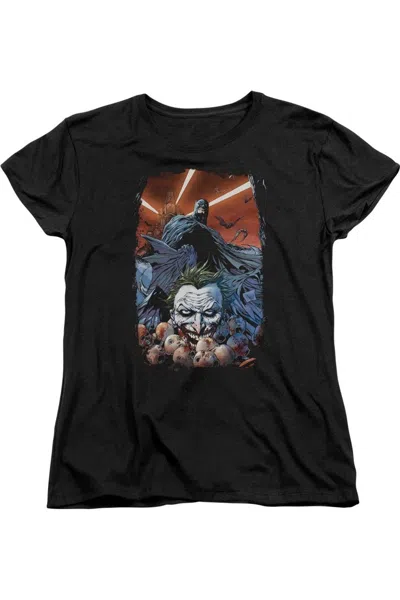 Gildan Batman Detective Comics #1 Short Sleeve Womens Tee / T-shirt In Black