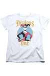 Gildan Batman Devious One Short Sleeve Women´s Tee / T-shirt In White