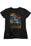 Gildan Batman Dk Returns Short Sleeve Womens Tee / T-shirt In Black