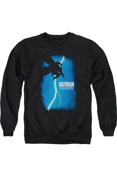 Gildan Batman Dkr Cover Adult Crewneck Sweatshirt In Black