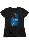 Gildan Batman Dkr Cover Short Sleeve Womens Tee / T-shirt In Black
