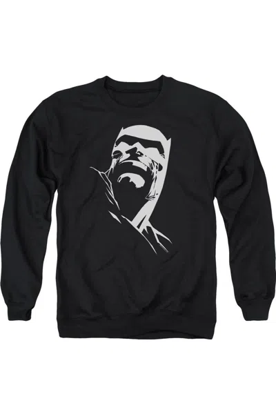 Gildan Batman Dkr Head Adult Crewneck Sweatshirt In Black