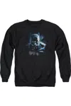Gildan Batman Don't Mess With The Bat Adult Crewneck Sweatshirt In Black