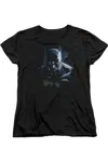 Gildan Batman Dont Mess With The Bat Short Sleeve Womens Tee / T-shirt In Black