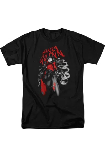 Gildan Batman Down The Barrel Short Sleeve Adult Tee / T-shirt In Black