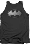Gildan Batman Duct Tape Logo Adult Tank Top In Pink