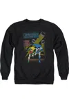 Gildan Batman Dynamic Duo Adult Crewneck Sweatshirt In Black