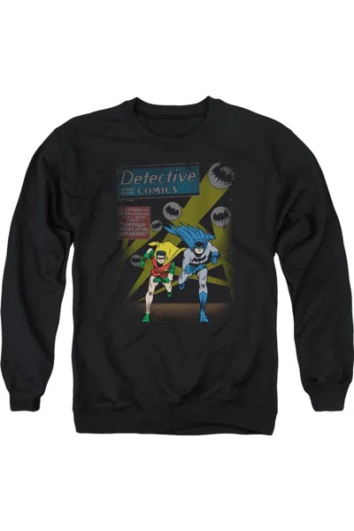 Gildan Batman Dynamic Duo Adult Crewneck Sweatshirt In Black