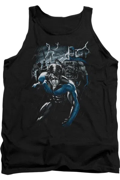 Gildan Batman Dynamic Duo Adult Tank Top In Black
