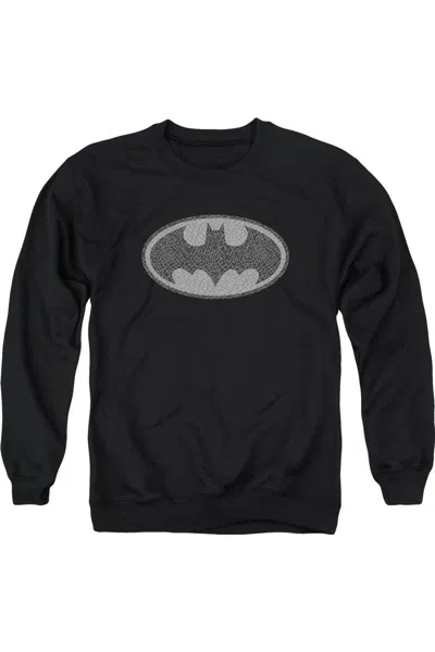 Gildan Batman Elephant Signal Adult Crewneck Sweatshirt In Black
