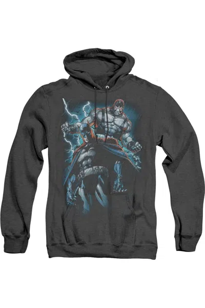 Gildan Batman Evil Rising Adult Heather Hoodie / Hooded Sweatshirt In Black