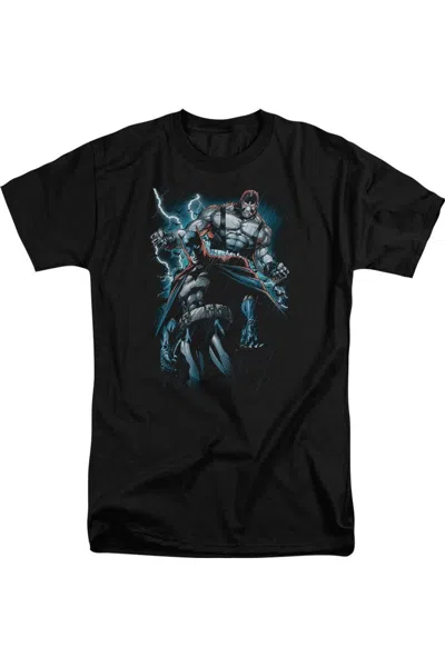 Gildan Batman Evil Rising Short Sleeve Adult Tall Tee / T-shirt In Black
