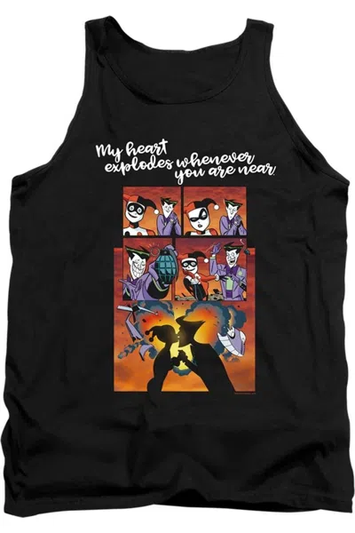 Gildan Batman Explode Adult Tank Top In Black