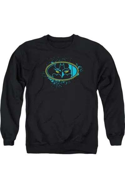Gildan Batman Eyes In The Darkness Adult Crewneck Sweatshirt In Black
