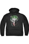 Gildan Batman Face Of Madness Adult Pull Over Hoodie / Hooded Sweatshirt In Black