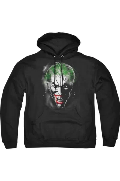 Gildan Batman Face Of Madness Adult Pull Over Hoodie / Hooded Sweatshirt In Black