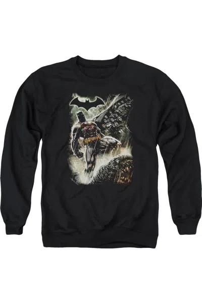 Gildan Batman Family Adult Crewneck Sweatshirt In Black