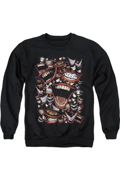 Gildan Batman Famous Wretch Adult Crewneck Sweatshirt In Black