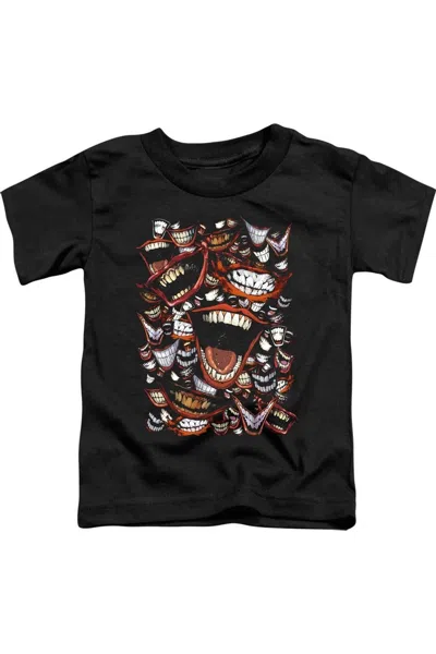 Gildan Kids' Batman Famous Wretch Short Sleeve Toddler Tee / T-shirt In Black