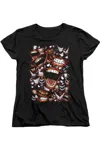 Gildan Batman Famous Wretch Short Sleeve Women´s Tee / T-shirt In Black