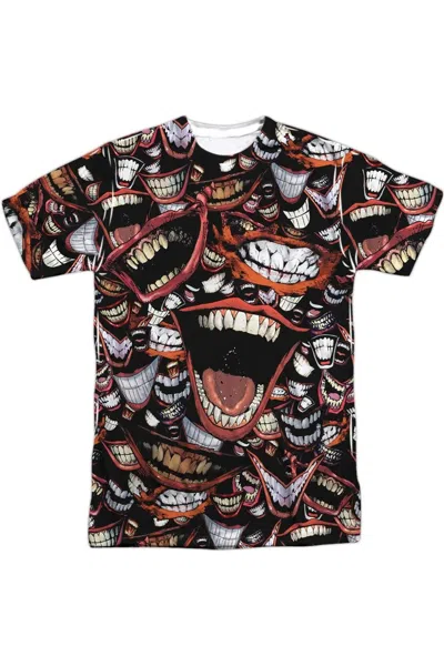 Gildan Batman Famous Wretch Sub Short Sleeve Adult Poly Crew Tee / T-shirt In White