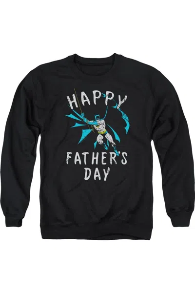Gildan Batman Fathers Day Adult Crewneck Sweatshirt In Black