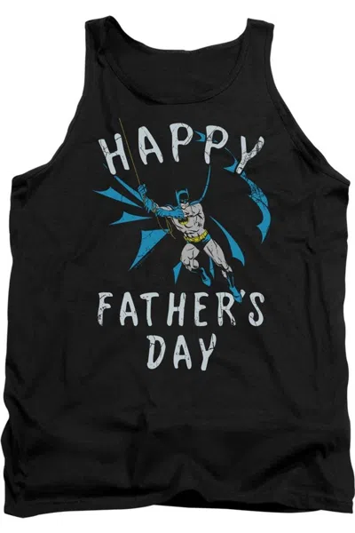 Gildan Batman Fathers Day Adult Tank Top In Black