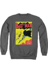 Gildan Batman First Adult Crewneck Sweatshirt In Pink