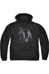 Gildan Batman Gargoyles Adult Pull Over Hoodie / Hooded Sweatshirt In Black