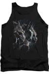 Gildan Batman Gargoyles Adult Tank Top In Black