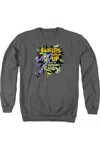 Gildan Batman Goblin Candy Adult Crewneck Sweatshirt In Pink