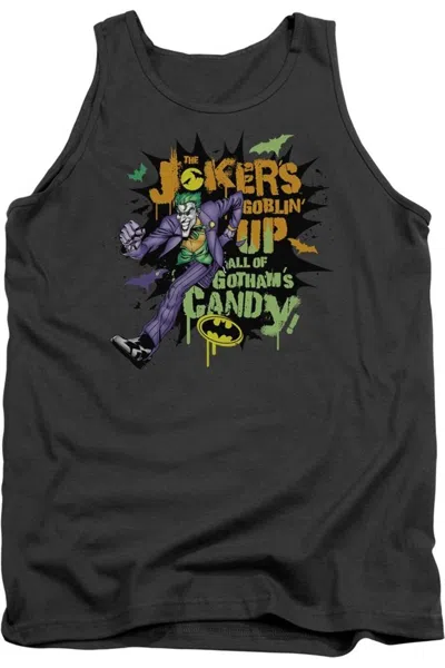Gildan Batman Goblin Candy Adult Tank Top In Pink