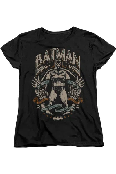 Gildan Batman Gotham Hero On Black Short Sleeve Women´s Tee / T-shirt