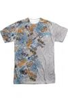 Gildan Batman Gotham Knight Sketchy Short Sleeve Adult Poly Crew Tee / T-shirt In White